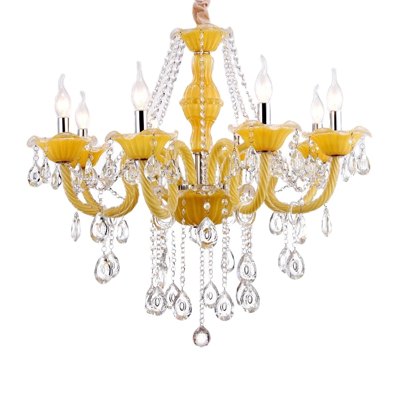 Luxury Home Decor Modern Remote Control Led Crystal Chandelier Light
