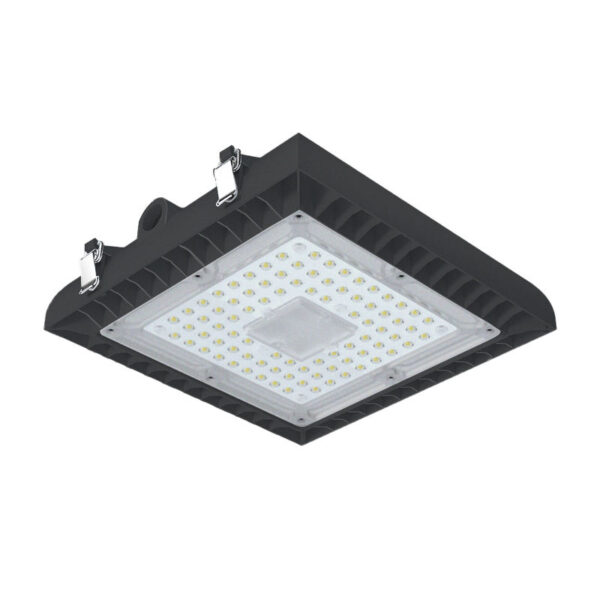 IP65 ETL DLC 150lm/w 40w 60w 75w Motion Sensor Led Canopy Light Gas Station Led Low Bay Light 120-277V Led Parking Garage Lamp