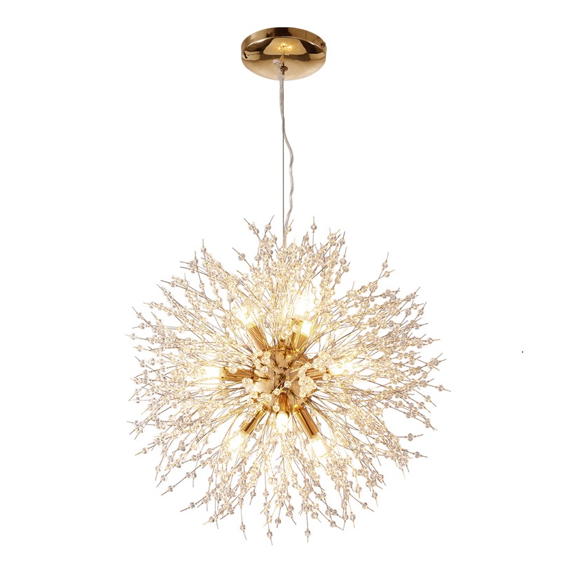 Modern Dandelion Chandelier LED Firework Pendant Ceiling Light Lamp Decoration